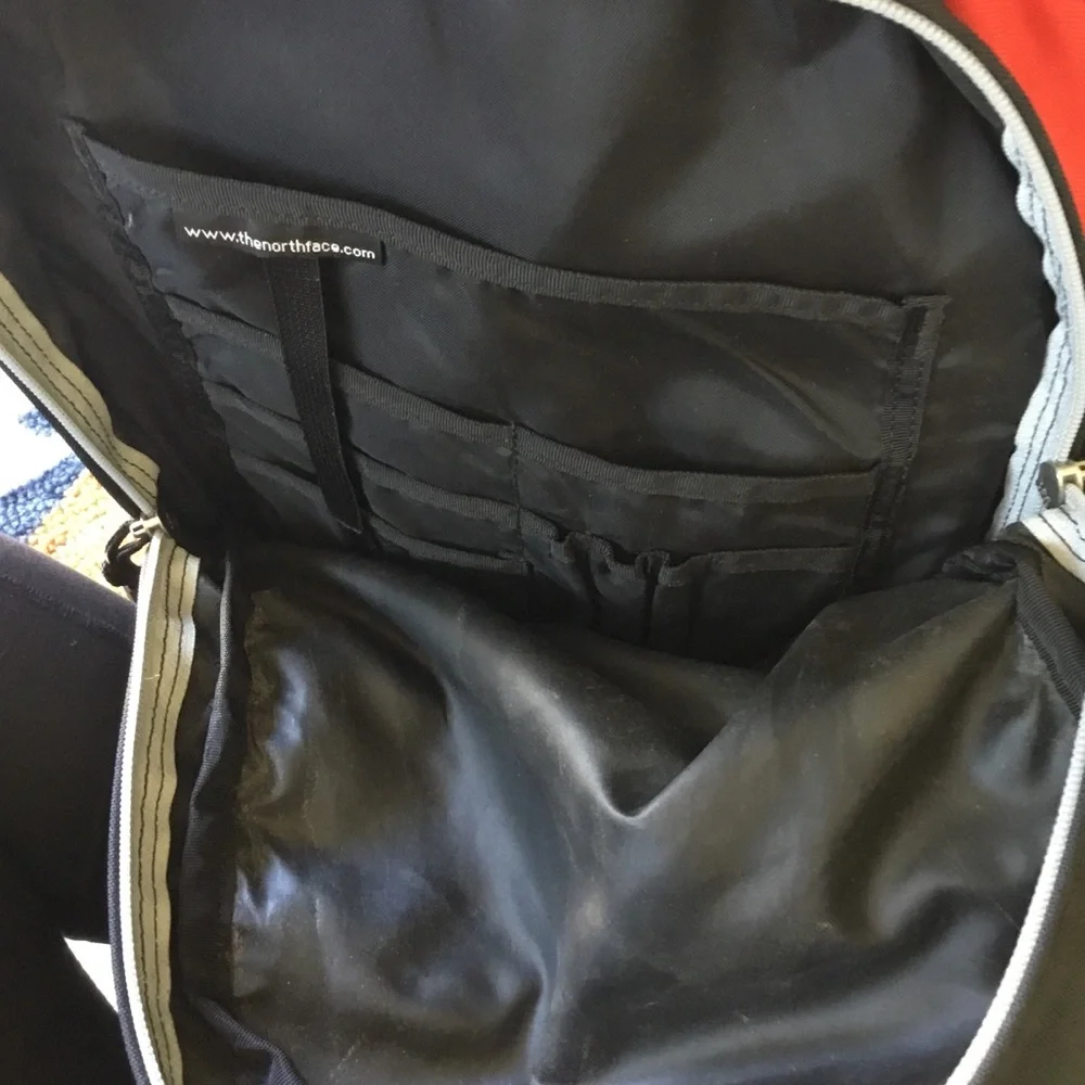 The North Face Red and Black Men's Daypack Backpack